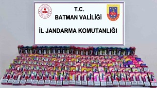 Batmanda kaçak elektronik sigaralar ele geçirildi