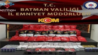 Batmanda nargile tütünü ve elektronik sigara ele geçirildi