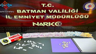 Batmanda üzerinden 41 parça uyuşturucu çıkan şüpheli tutuklandı