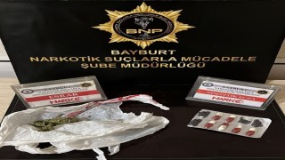Bayburtta 2 kişiye uyuşturucu madde kullanmaktan işlem yapıldı