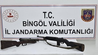 Bingölde 6 tüfek ele geçirildi