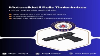 Bingölde tabanca ele geçirildi
