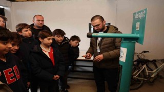 Bisiklet meraklısı öğrenciler Bisikletevinde buluştu