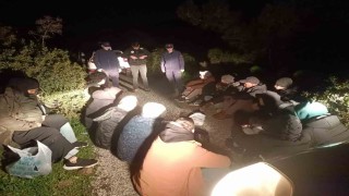 Bodrumda 17 düzensiz göçmen yakalandı