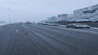 Bursada beklenen kar yağışı hızlı başladı