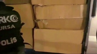 Bursada narkotik polisinden rekor...600 bin hap ele geçirildi