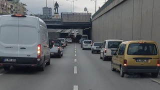 Bursada sürücülerin fermuar sistemi büyük alkış aldı