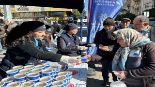 Büyükşehir, 6 Şubatın yıldönümünde helva hayrı yaptı