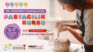 Büyükşehir’den Özel Gereksinimli Bireylere Pastacılık Kursu