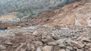 Çamlıkaya HES Tüneli heyelan nedeniyle ulaşıma kapandı