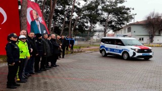 Çanakkale İl Emniyet Müdürlüğünde 15 araç ve 4 motosiklet hizmete başladı