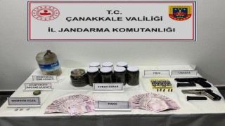Çanakkalede uyuşturucu operasyonuna 2 tutuklama