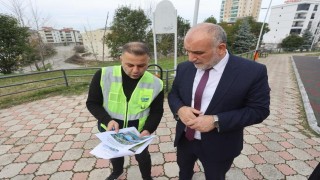 Canikin park ve sokaklarına modern dokunuş