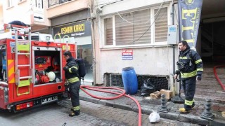 Çatı yangını itfaiyeyi seferber etti