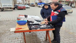 Çavdarhisarda balık satış yeri denetimleri