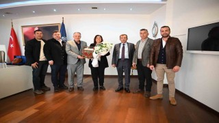 Çerçioğlu belediye başkanlarını ağırladı