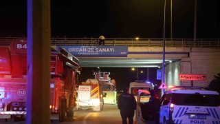 Çevre yolunda trafik akışına intihar girişimi engeli