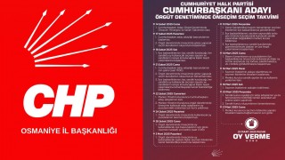 CHP Osmaniye İl Başkanlığı, Cumhurbaşkanı Adayı Önseçim Takvimini Açıkladı