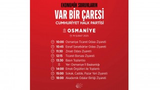 CHP Osmaniye’de Ekonomi Gündemiyle Sahaya İniyor