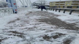 Çilimlide kar temizleme çalışması