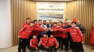 Cizre Dicle Spor’dan Kaymakam Baycar’a anlamlı ziyaret