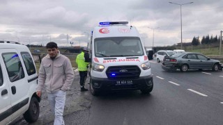 Çorluda trafik kazası: 1 yaralı