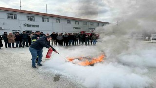 Çorum Belediyesi’nden yangın önlemleri eğitimi