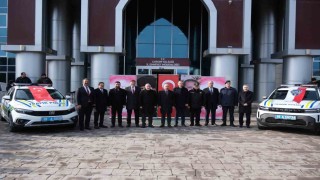 Çorum Emniyet Müdürlüğü’ne araç desteği