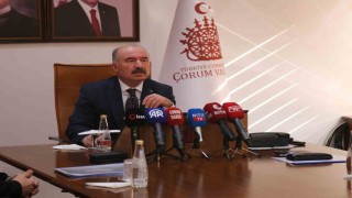 Çorum Valisi Ali Çalgan: Kişilere karşı işlenen tüm olaylarda 2024 yılında yüzde 5 oranında azalma sağlanmıştır