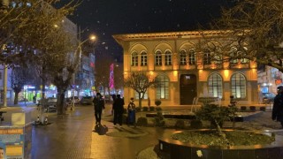 Çorumda kar yağışı etkili olmaya başladı