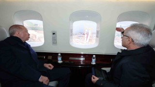 Cumhurbaşkanı Erdoğan, Kuzey Marmara Otoyolu 8. Kesim Nakkaş Projesi Etabı Sazlıdere Köprüsü inceleme yaptı