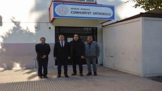 Cumhuriyet Ortaokuluna kantin ve spor odaları kazandırıldı