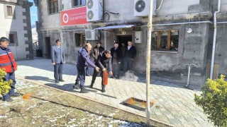 Darende Müftülüğünde yangın güvenliği eğitimi