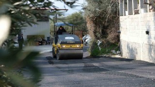 Defne Belediyesi, Çardaklı Mahallesinde asfalt yenileme işlemini tamamladı