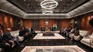 DEM Parti İmralı Heyeti, IKBY Başbakanı Barzani ile görüştü