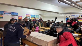 Denizli Büyükşehir Belediyesi, Hatayda depremzede çocukların yüzünü güldürdü