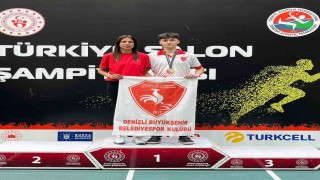 Denizli Büyükşehir Belediyesporlu Arda, Türkiye şampiyonu oldu