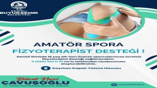 Denizli Büyükşehir genç sporculara fizyoterapist desteği sağlayacak