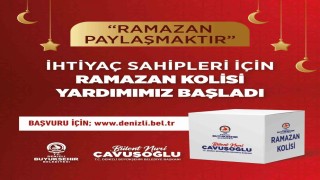 Denizli Büyükşehir ihtiyaç sahiplerine Ramazan kolisi ulaştıracak