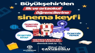 Denizli Büyükşehirin ücretsiz sinema projesine büyük ilgi