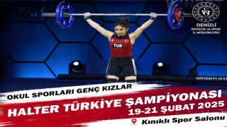 Denizlide Türkiye halter şampiyonası için hazırlıklar başladı