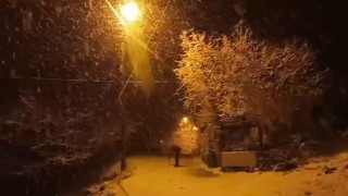 Denizlinin yüksek kesimlerinde kar yağışı başladı