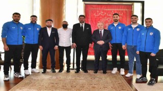 Denizliye bir ilki yaşatmaya hazırlanan Denizlispor Cavidil, Vali Coşkunu ziyaret etti