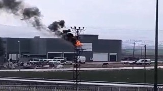 Dicle Elektrik trafosunda çıkan yangın itfaiye ekipleri tarafından söndürüldü