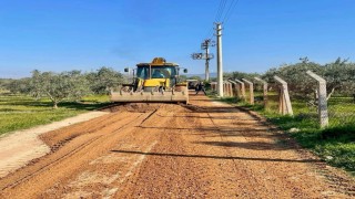 Didimde yol yapım çalışmaları sürüyor