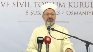 Diyanet İşleri Başkanı Erbaş Osmaniye’de STK Temsilcileri ile Bir Araya Geldi