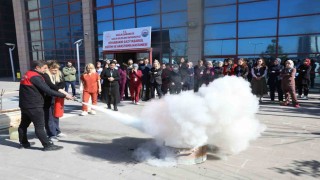 Diyarbakır’da Sağlık Çalışanlarına Yangın Güvenliği Eğitimi
