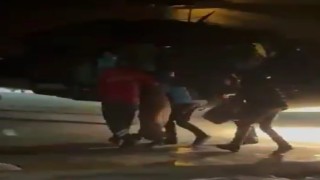 Düşük riski bulunan kadın için helikopter havalandı