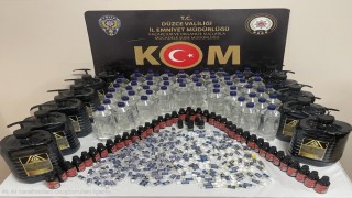 Düzcede 117 litre etil alkol ele geçirildi