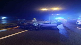 Edremitte trafik kazası: 1 yaralı